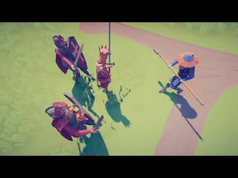 TABS | King and 2 Knight VS All Units!