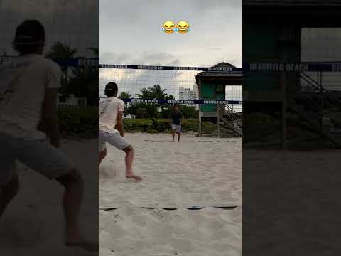 Nice pass.. 😅 #funny #beachvolleyball #volleyball #sports #viral