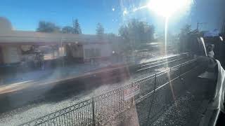 Riding on Northbound Express @caltrain #527 from Mountain View to South San Francisco.