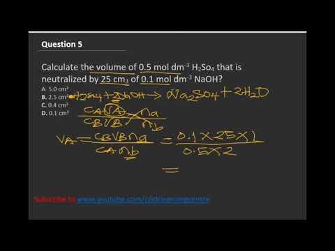 Chemistry Jamb Questions and Answers