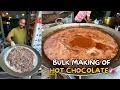 Bulk Making of Hot Chocolate on the Street of Surat | Hot Chocolate Making | Indian Street Food