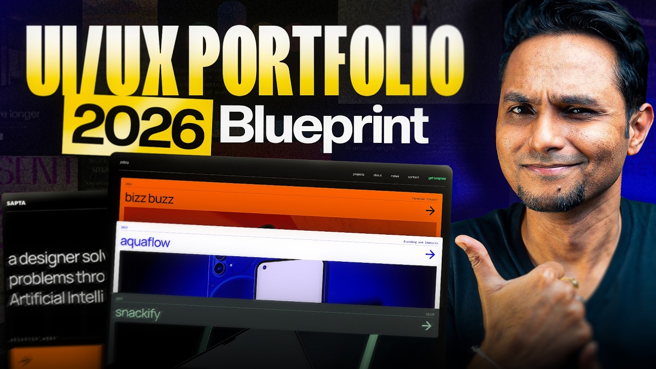 How I’d Build A JOB-READY UI/UX Portfolio In 2026 | Full Interactive Tutorial