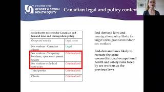 Harms of criminalization of sex work: How Cdn sex work laws shape occupational conditions and labor