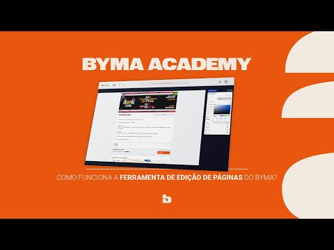 Como funciona a ferramenta de edição de páginas do Byma?