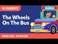 The Wheels On The Bus Go Round And Round Las Ruedas Del Bus Girando Van Sing With Canticos