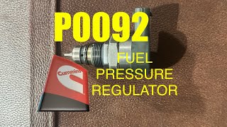 6.7 Cummins P0092 Fuel Fuel Pressure Regulator