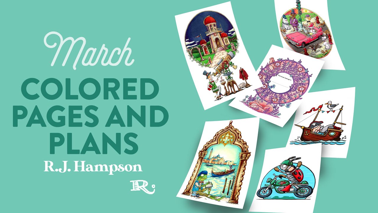 March 2025 Coloring Update and News