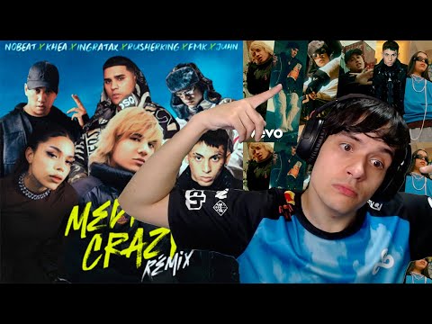 Nobeat, KHEA, Ingratax - Medio Crazy Remix ft. Rusherking, FMK, Juhn 🇪🇸 REACCIÓN 🇪🇸