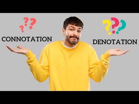 English Lesson: Denotations and Connotations (Worksheet Included)