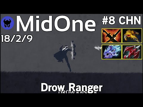 MidOne [Secret] plays Drow Ranger!!! Dota 2 7.20