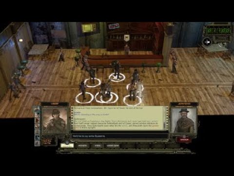 Easy Wasteland 2: Director's Cut Gameplay Tutorial 84 Rail Nomad Bar & Vendor