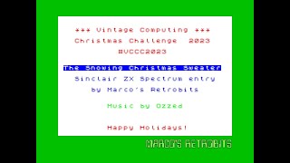 VC³ 2023 - The Snowing Christmas Sweater - ZX Spectrum - BASIC