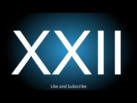 Meaning of the Roman Numeral - XXII.