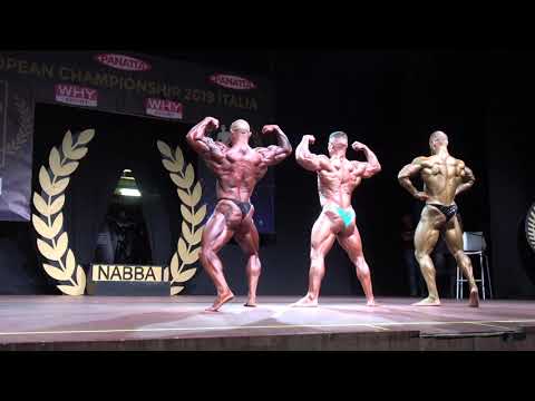 Posedown – Men Overall - NABBA European Championship 2019