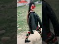 Hot Desi Girl Walking In Tight Pajama Leggings Leather Jacket Tiktoker