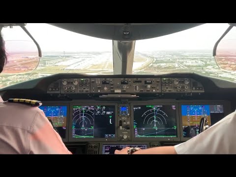 Vietnam Airlines Boeing 787 Dreamliner Pilot Training Landing Bangkok