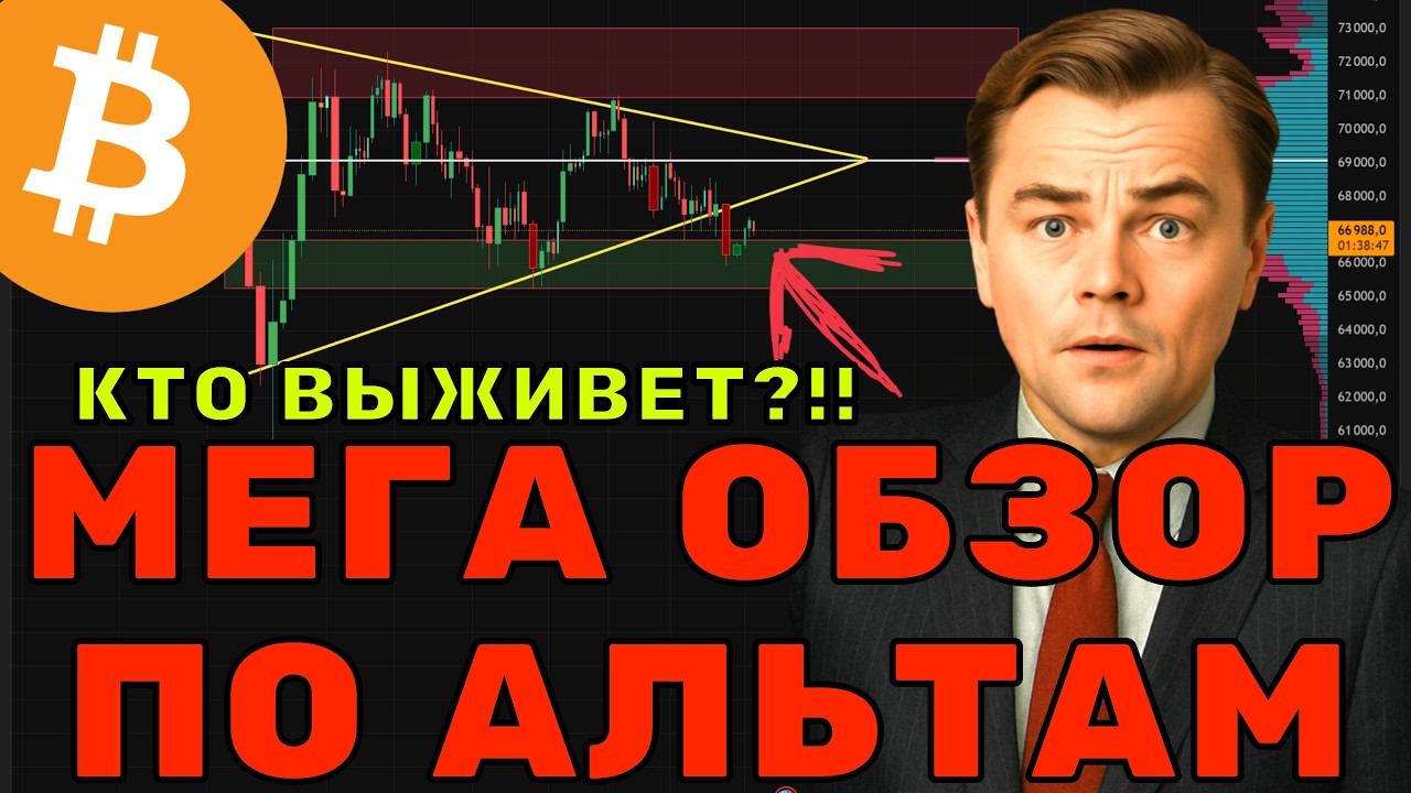 МЕГА ОБЗОР АЛЬТКОИНОВ + ТОЧКИ ЗАКУПА! КТО ВЫЖИВЕТ, А КТО СОСКАМИТСЯ? 🚨