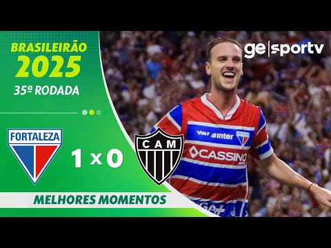 Gols e lances de Fortaleza x Atlético Mineiro