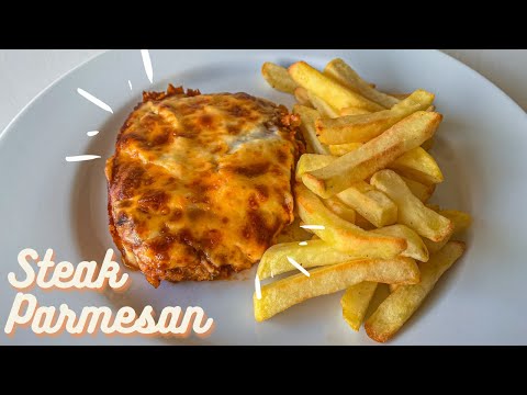 Simple Steak Parmesan Recipe | How To Make Easy Steak Parm Dinner | Receita Fácil Filé à Parmegiana