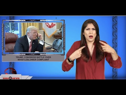 Trump, Congress battle over whistleblower complaint (ASL - 9.21.19)