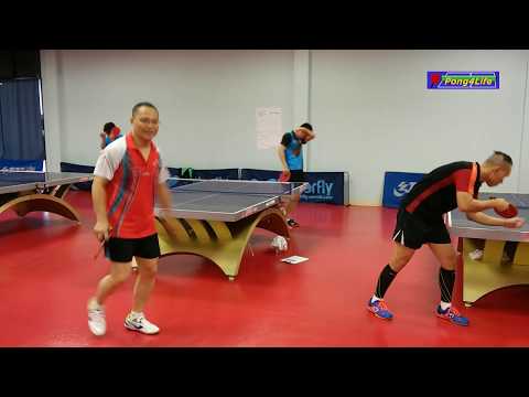 Men's Singles RR: Jeff (2246) vs Tian Ye (2571) at Swan Warriors Open on 2018-11-18