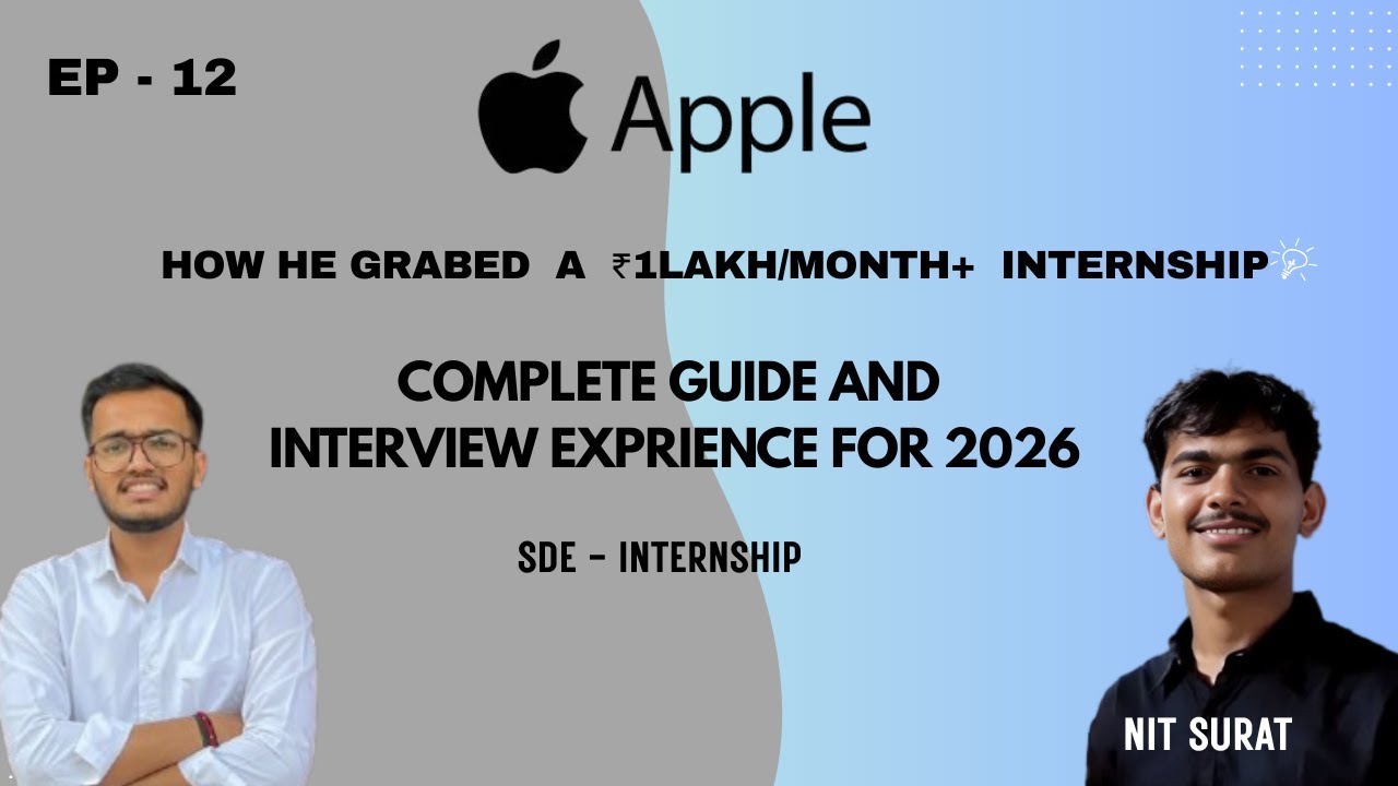 Apple Interview Experience 2026 | SDE Role Hiring Process, Tips & Strategy