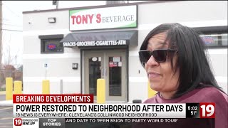 Cleveland power outage leaves homes and businesses in Collinwood dark for days