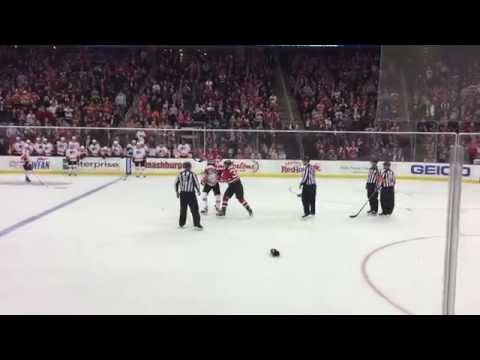 NJ Devils Fight (Fraser vs Simmonds)