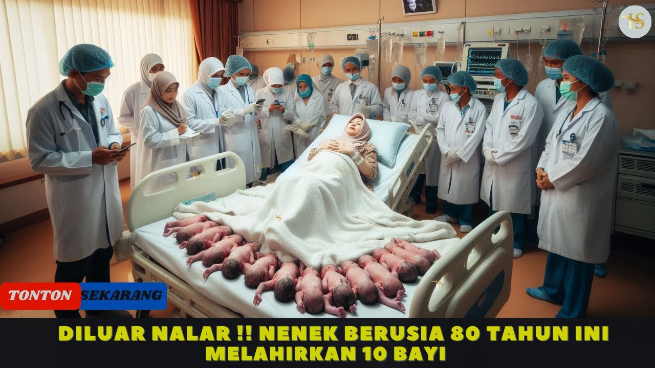 BEYOND REASON!! AN 80 YEAR OLD GRANDMOTHER IN JOGJA GIVES BIRTH TO 10 BABIES