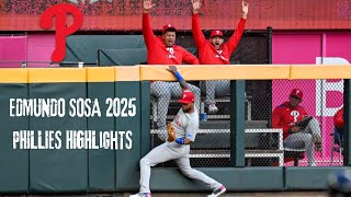 EDMUNDO SOSA 2025 PHILLIES HIGHLIGHTS #MLB, #EDMUNDOSOSA #PHILLIES