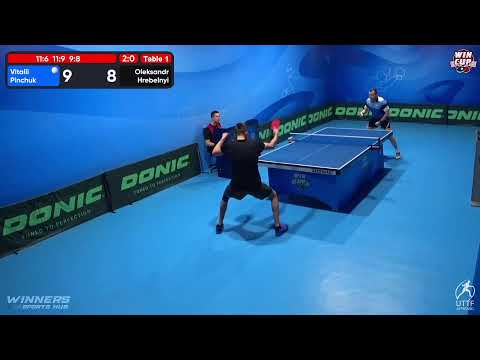18:30 Vitalii Pinchuk 3-0 Oleksandr Hrebelnyi West 3 WIN CUP 20.11.2022 | TABLE TENNIS WINCUP