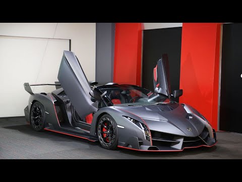 Supercar Lamborghini Veneno Roadster Carbon