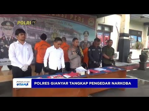 POLRES GIANYAR AMANKAN PENGEDAR NARKOBA