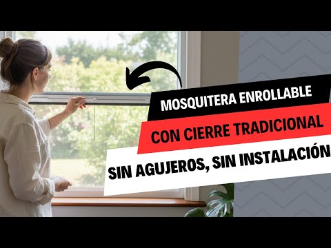 Cómo Montar e Instalar una Mosquitera Enrollable con Cierre Tradicional