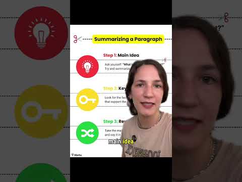 How to Summarize a Paragraph