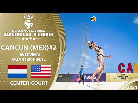 Keizer/Meppelink vs. Claes/Sponcil - Full Match | 4* Cancun 2021 #2