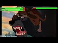 The Fox And The Hound 1981 Final Battle With Healthbars