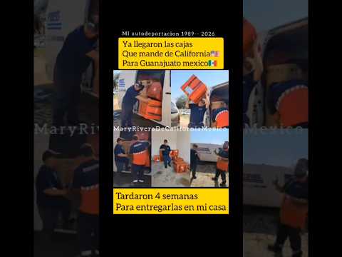hoy llego mi mudanza a Guanajuato Mexico #autodeportacion #movingtomexico #repatriation#lifeinmexico