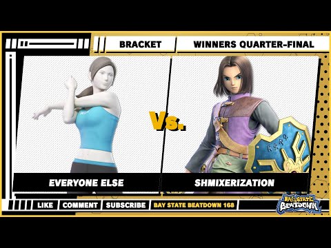Bay State Beatdown 168 - everyone else (Wii Fit Trainer) VS Shmixerization (Hero) - SSBU Singles