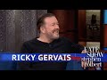 Ricky Gervais in The Late Show with Stephen Colber...