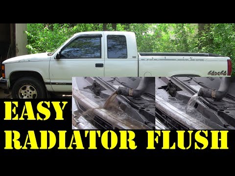 1995 Chevy Truck V8 350 Cooling system Radiator flush