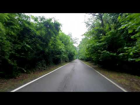 Driving Along An Empty Road | Royalty Free 4K Stock Video Footage