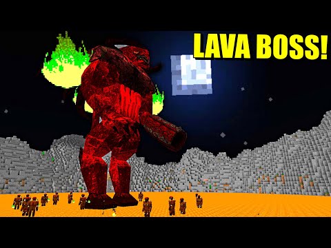 VI FANDT EN KÆMPE LAVA BOSS I EN VULKAN!! - Dansk Minecraft Titanic #12