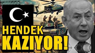 İSRAİL TUTUŞTU! HARIL HARIL HENDEK KAZIYOR!