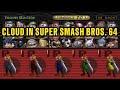 Smash Remix Costumes Origins Cloud Strife Super Smash Bros 64 MOD