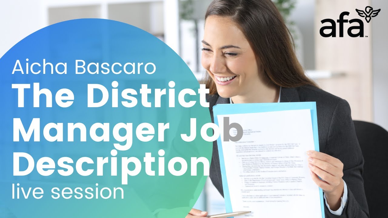 The District Manager Job Description