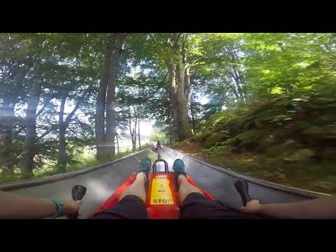 Testing toboggan speed theory in Karpacz