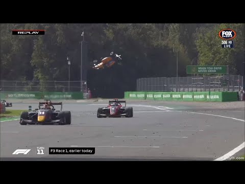 F3 Monza 2019 - Alexander Peroni Huge Crash (Full-Speed Replay)