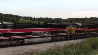 preview picture of video 'Iowa Interstate Railroad CBBI-14 (8-14-2014) [HD]'