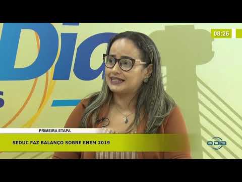 BOM DIA NEWS (04.11.19) Viviane Carvalhedo (Coord. PreÌ-ENEM) - Balanço da 1ª etapa 2019